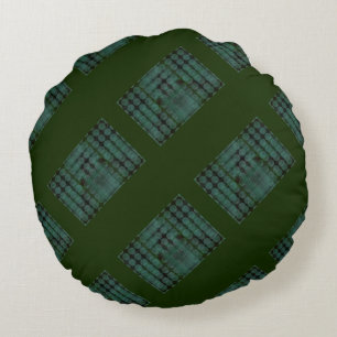 Knop Mint of pit op bosgroen, vormen Rond Kussen