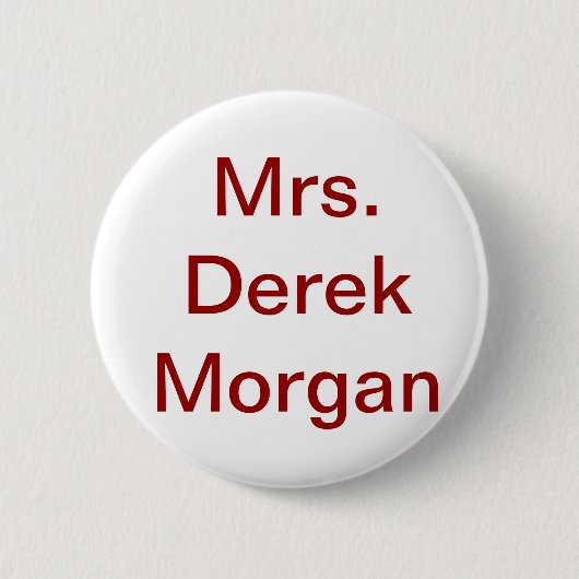 Knop 'Mrs Derek Morgan' Ronde Button 5,7 Cm (Voorkant)