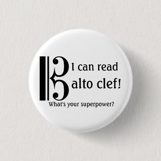 Knop Muziek Ronde Button 3,2 Cm (Voorkant)