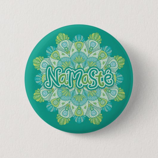Knop Namasté Ronde Button 5,7 Cm (Voorkant)