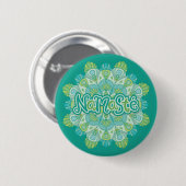 Knop Namasté Ronde Button 5,7 Cm (Voorkant /achterkant)