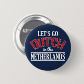 Knop Nederland Ronde Button 5,7 Cm (Voorkant /achterkant)