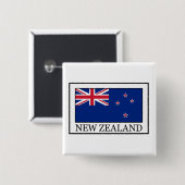 Knop Nieuw-Zeeland Vierkante Button 5,1 Cm (Voorkant /achterkant)