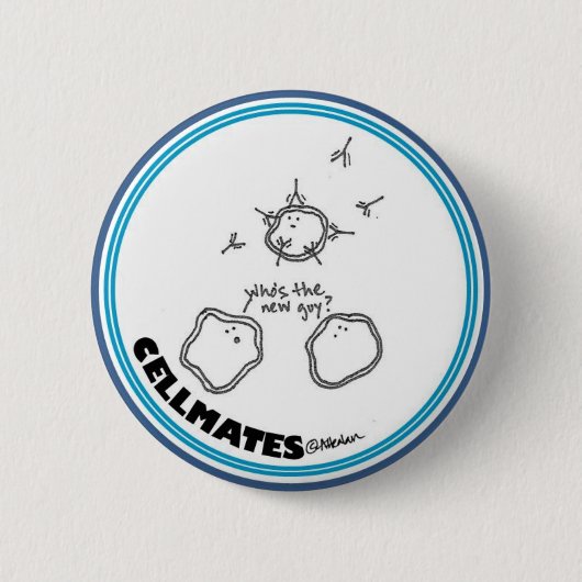 Knop Nieuwe man Ronde Button 5,7 Cm (Voorkant)