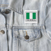 knop Nigeria Vierkante Button 5,1 Cm (In situ)