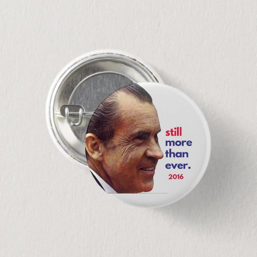 Knop Nixon campagne Ronde Button 3,2 Cm (Voorkant /achterkant)