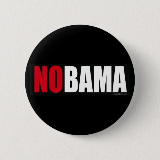 Knop Nobama Ronde Button 5,7 Cm (Voorkant)