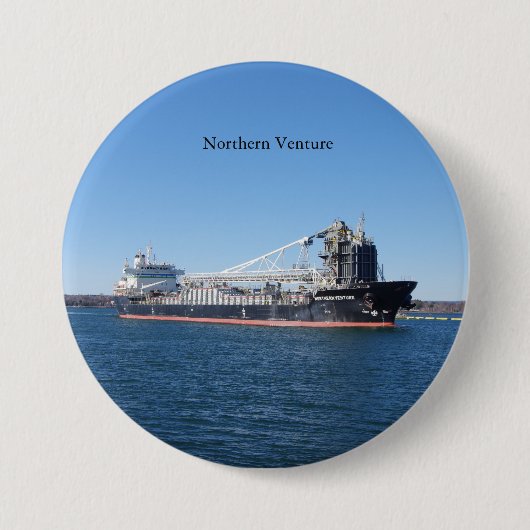 Knop Northern Venture Ronde Button 7,6 Cm (Voorkant)