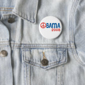 Knop Obama 2008 Ronde Button 5,7 Cm (In situ)