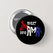 Knop Obama 2012 Ronde Button 5,7 Cm (Voorkant /achterkant)