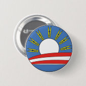 Knop Obama 2012 Ronde Button 5,7 Cm (Voorkant /achterkant)