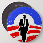 Knop Obama 2012 Ronde Button 6,0 Cm (Voorkant /achterkant)
