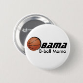 Knop Obama Bball Mama Ronde Button 5,7 Cm (Voorkant /achterkant)