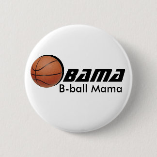 Knop Obama Bball Mama Ronde Button 5,7 Cm