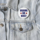 Knop Obama of bust Ronde Button 5,7 Cm (In situ)