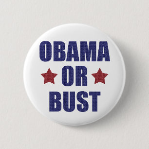 Knop Obama of bust Ronde Button 5,7 Cm
