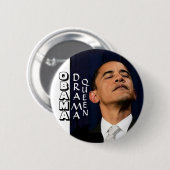 Knop Obama Ronde Button 5,7 Cm (Voorkant /achterkant)