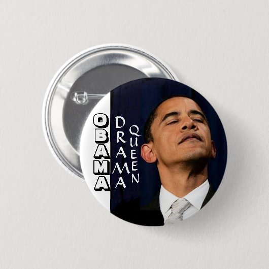 Knop Obama Ronde Button 5,7 Cm (Voorkant /achterkant)