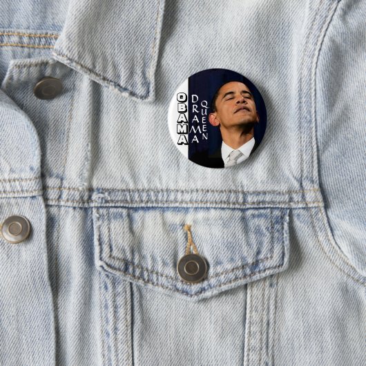 Knop Obama Ronde Button 5,7 Cm (In situ)