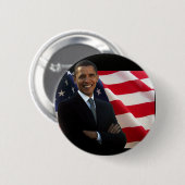 Knop Obama Ronde Button 5,7 Cm (Voorkant /achterkant)