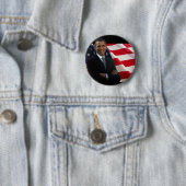 Knop Obama Ronde Button 5,7 Cm (In situ)
