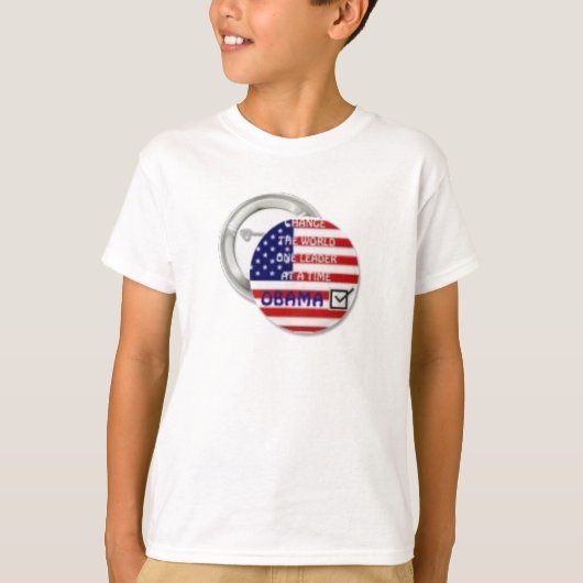 knop obama t-shirt (Voorkant)