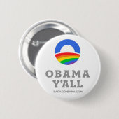 Knop Obama Y'all Ronde Button 5,7 Cm (Voorkant /achterkant)