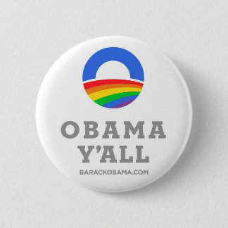 Knop Obama Y'all Ronde Button 5,7 Cm