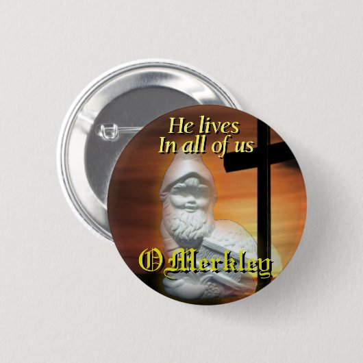 Knop O'Merkley Ronde Button 5,7 Cm (Voorkant /achterkant)