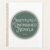 Knop Onvoltooide roman | Book Lover Gift | schrijf Planner (Voorkant)