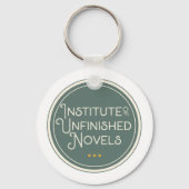 Knop Onvoltooide roman | Book Lover Gift | schrijf Sleutelhanger (Voorkant)