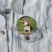 knop Oostergrijze eekhoorn Ronde Button 7,6 Cm (In situ)