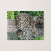 Knop op boomstam, Knar, Natuur groen Legpuzzel (Horizontaal)