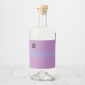 KNOP OP ETIKETTERING VAN DE FLACON/DRINK DOOS/ETIK LIKEURFLES ETIKET (Voorkant)