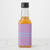 KNOP OP ETIKETTERING VAN DE FLACON/DRINK DOOS/ETIK LIKEURFLES ETIKET (Voorkant)