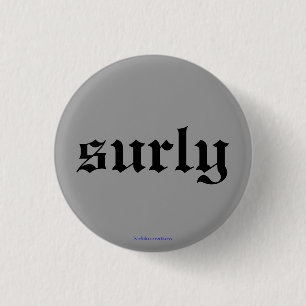 knop - oranje ronde button 3,2 cm