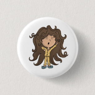 Knop Pajama-meisje Ronde Button 3,2 Cm