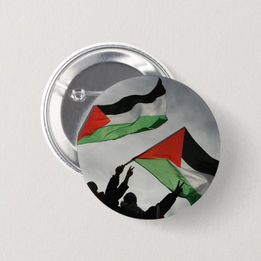 Knop Palestijnse Solidariteit Ronde Button 5,7 Cm (Voorkant /achterkant)