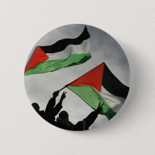 Knop Palestijnse Solidariteit Ronde Button 5,7 Cm