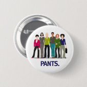 knop PANTS Ronde Button 5,7 Cm (Voorkant /achterkant)