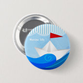 Knop Papier Ronde Button 5,7 Cm (Voorkant /achterkant)