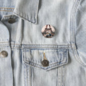 Knop Parijs, Frankrijk Ronde Button 3,2 Cm (In situ)
