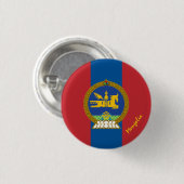 Knop Patriottische Mongolië, Mongoolse vlag Ronde Button 3,2 Cm (Voorkant /achterkant)