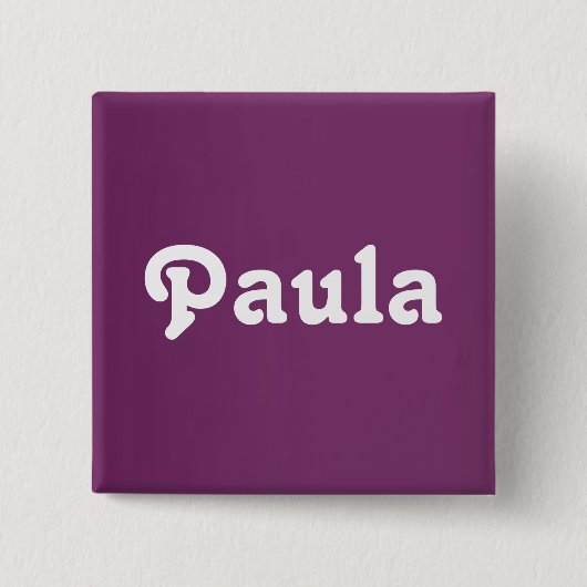 Knop Paula Vierkante Button 5,1 Cm (Voorkant)