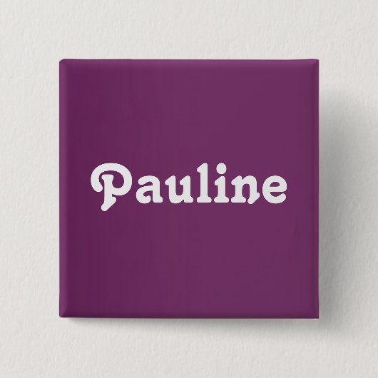 Knop Pauline Vierkante Button 5,1 Cm (Voorkant)