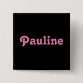 Knop Pauline Vierkante Button 5,1 Cm (Voorkant)