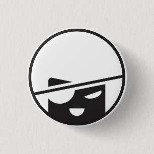 Knop Pirate Tran van jaesond Ronde Button 3,2 Cm