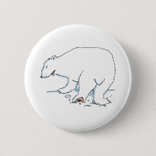 Knop Polar Beer Ronde Button 5,7 Cm