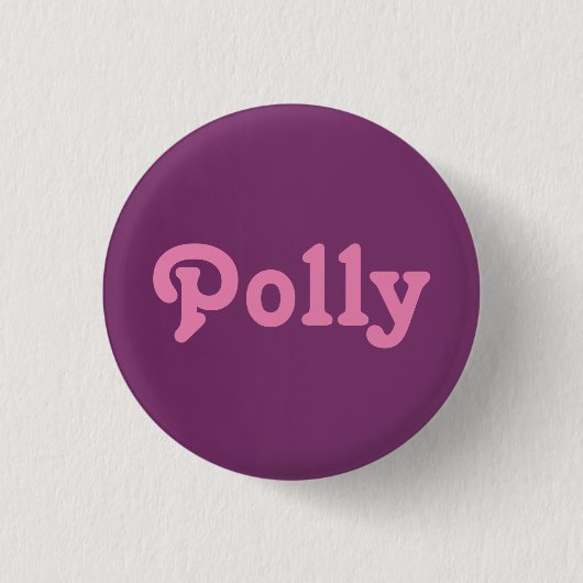 Knop Polly Ronde Button 3,2 Cm (Voorkant)