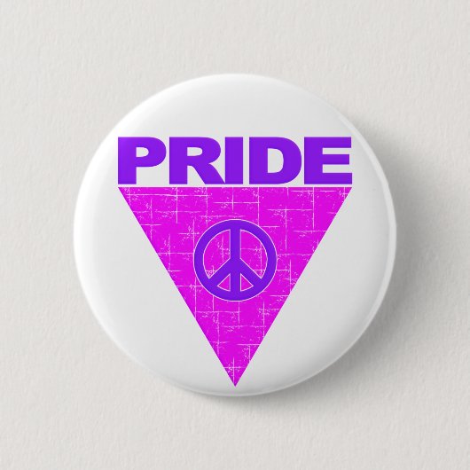 Knop Pride driehoek Ronde Button 5,7 Cm (Voorkant)